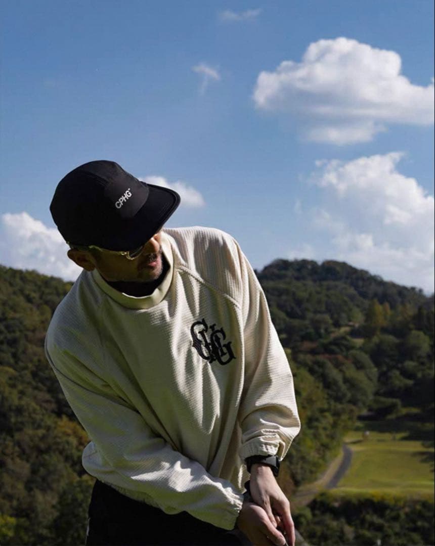 Cph/Golf CLUB WAFFLE P/O JKT 【WHITE】 L