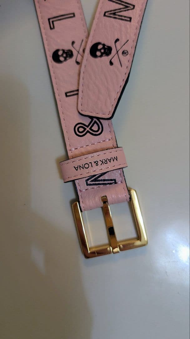 MARK & LONA ピンクスカルベルト