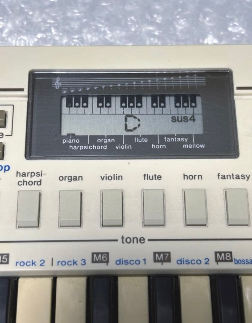 Casio PT-30☆セミアナログ式シンセサイザー☆1983年☆昭和レトロ☆