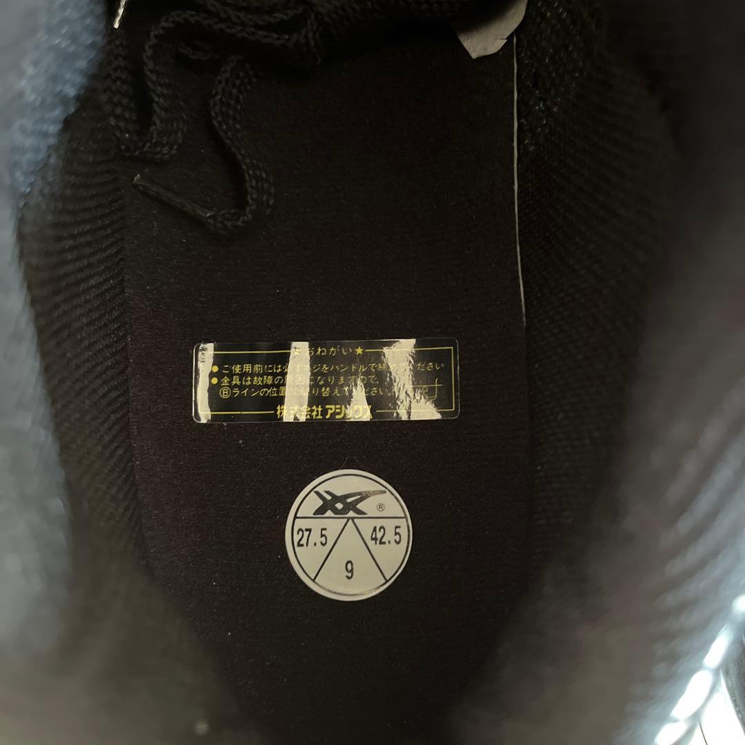 【2001イチローモデル】未使用27.5cm アシックス ブラック/ターコイズ