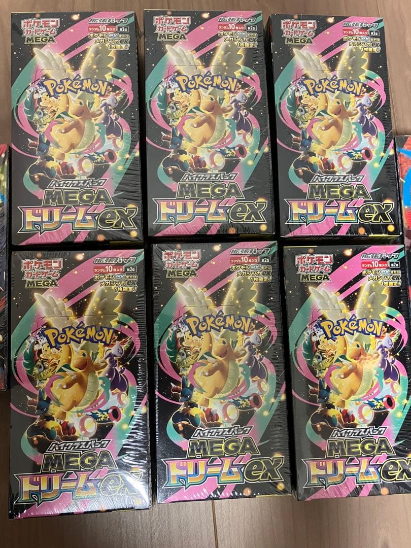 ポケモンカード ハイクラスパック【MEGAドリームex】シュリンク付き6BOX