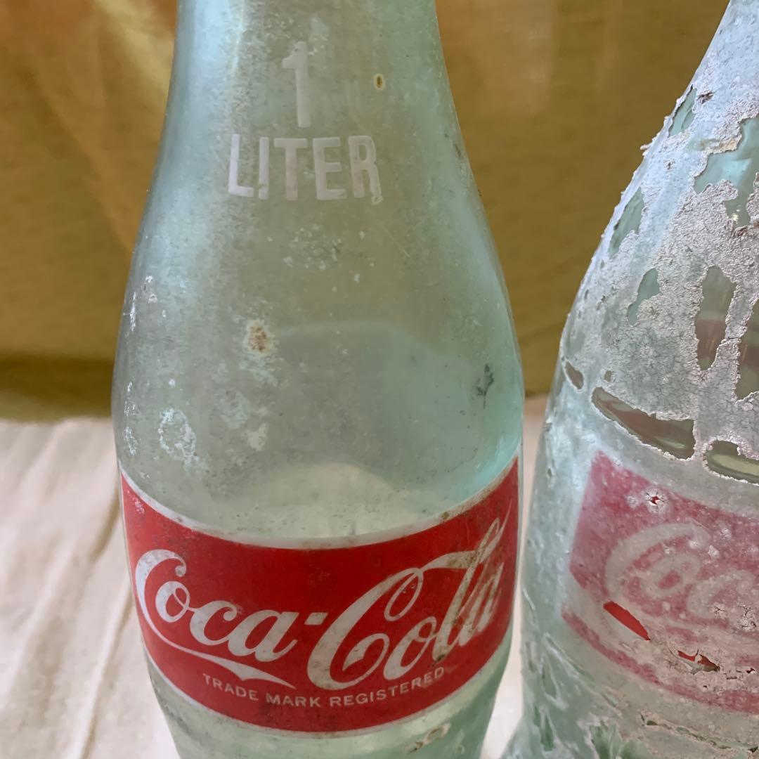 何十年前のコーラ瓶1リットルバラ売り可