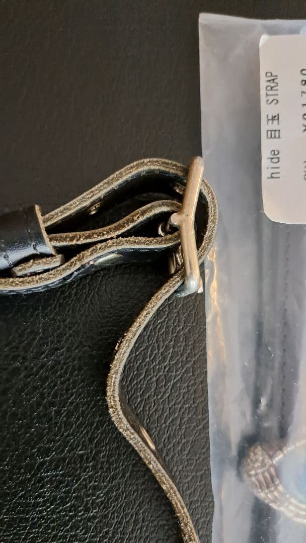 フェルナンデス　スカルストラップ（中古）目玉ストラップ（新品未開封）ヒデ