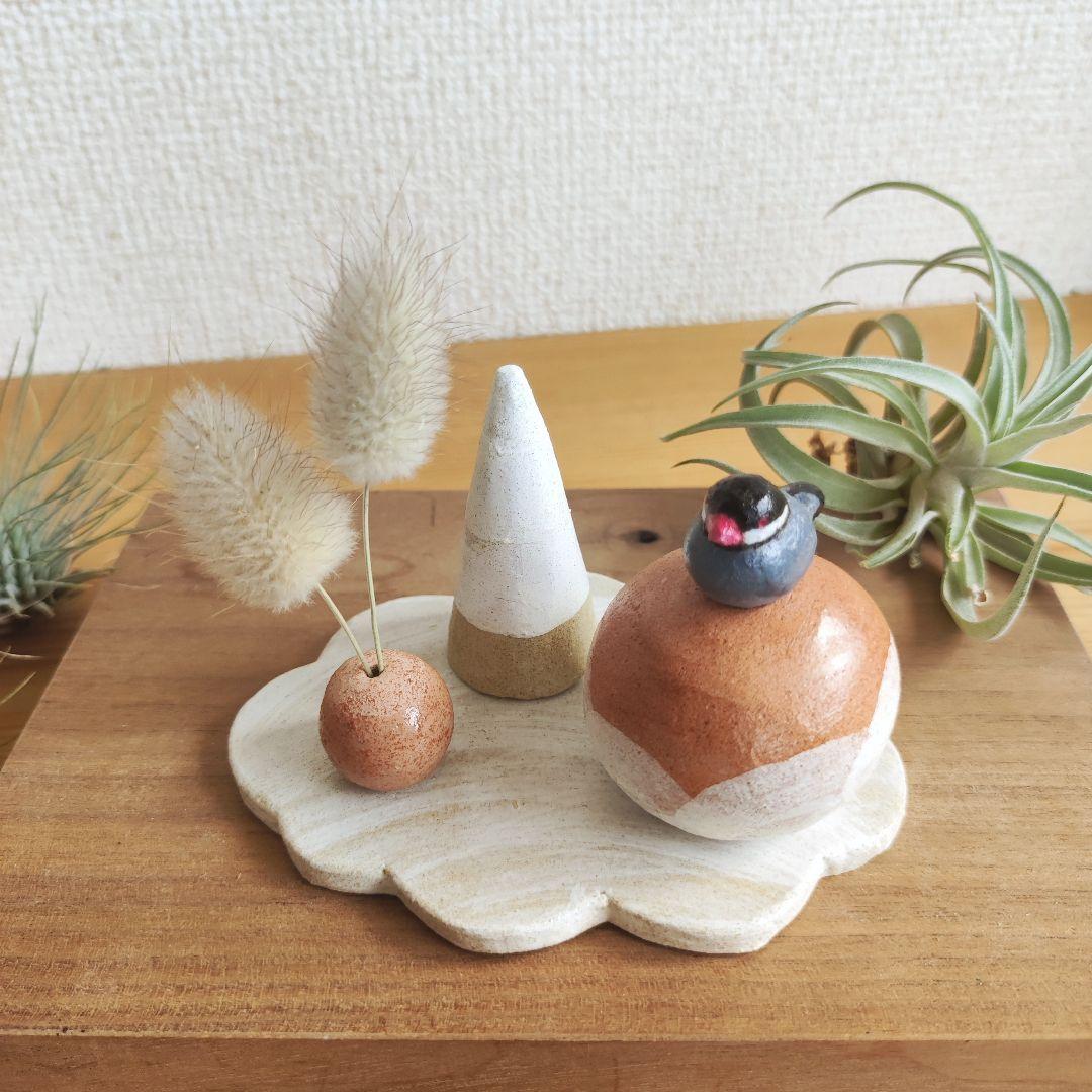 文鳥さんの色々アレンジお香立てセット