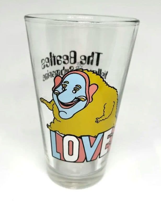 The Beatles タンブラー イエローサブマリン ヴィンテージ ハンカチ付