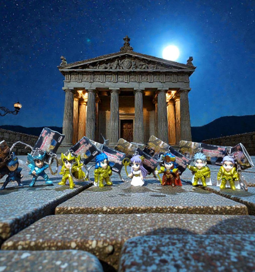 【コンプリート】聖闘士星矢 キーホルダー13個セット　黄金聖闘士　アテナ　レア