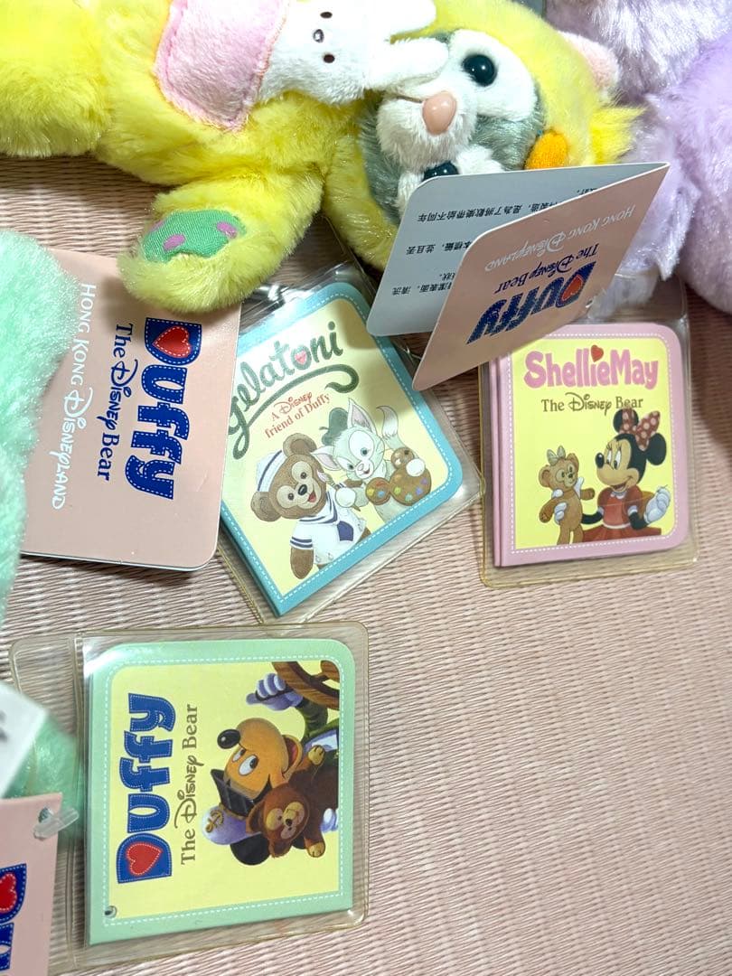 新品★香港ディズニーランド★ぬいぐるみキーチェーン3点セット★イースター2017