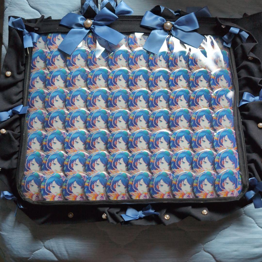 プロセカ　グリッター缶バッジ　桐谷遥　フロプラ