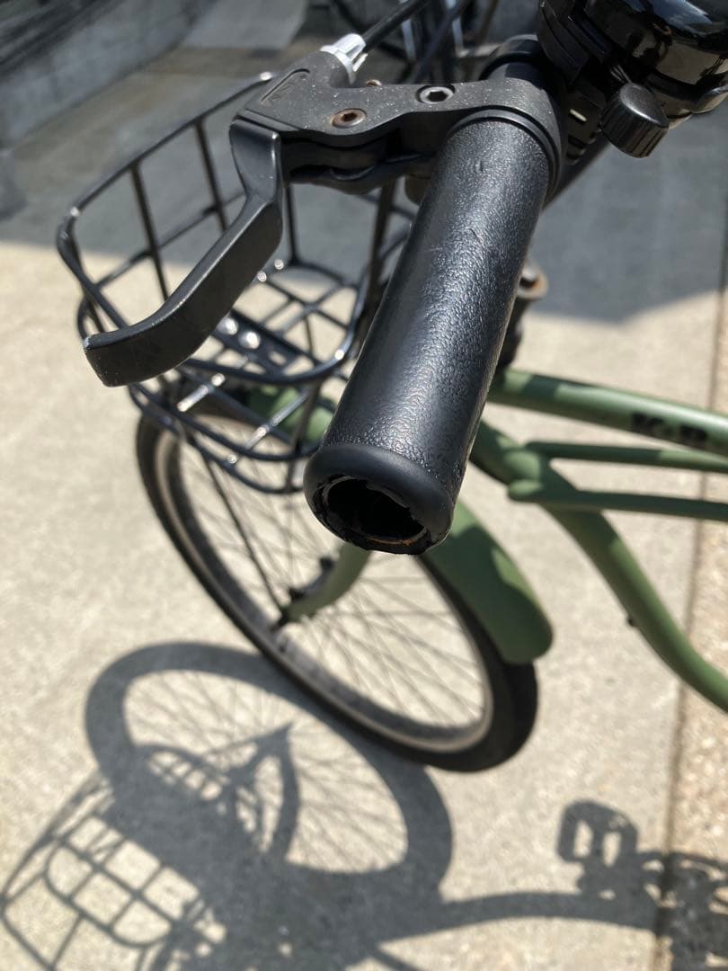 【引き取り限定】KB ビーチクルーザー オリーブ 24インチ