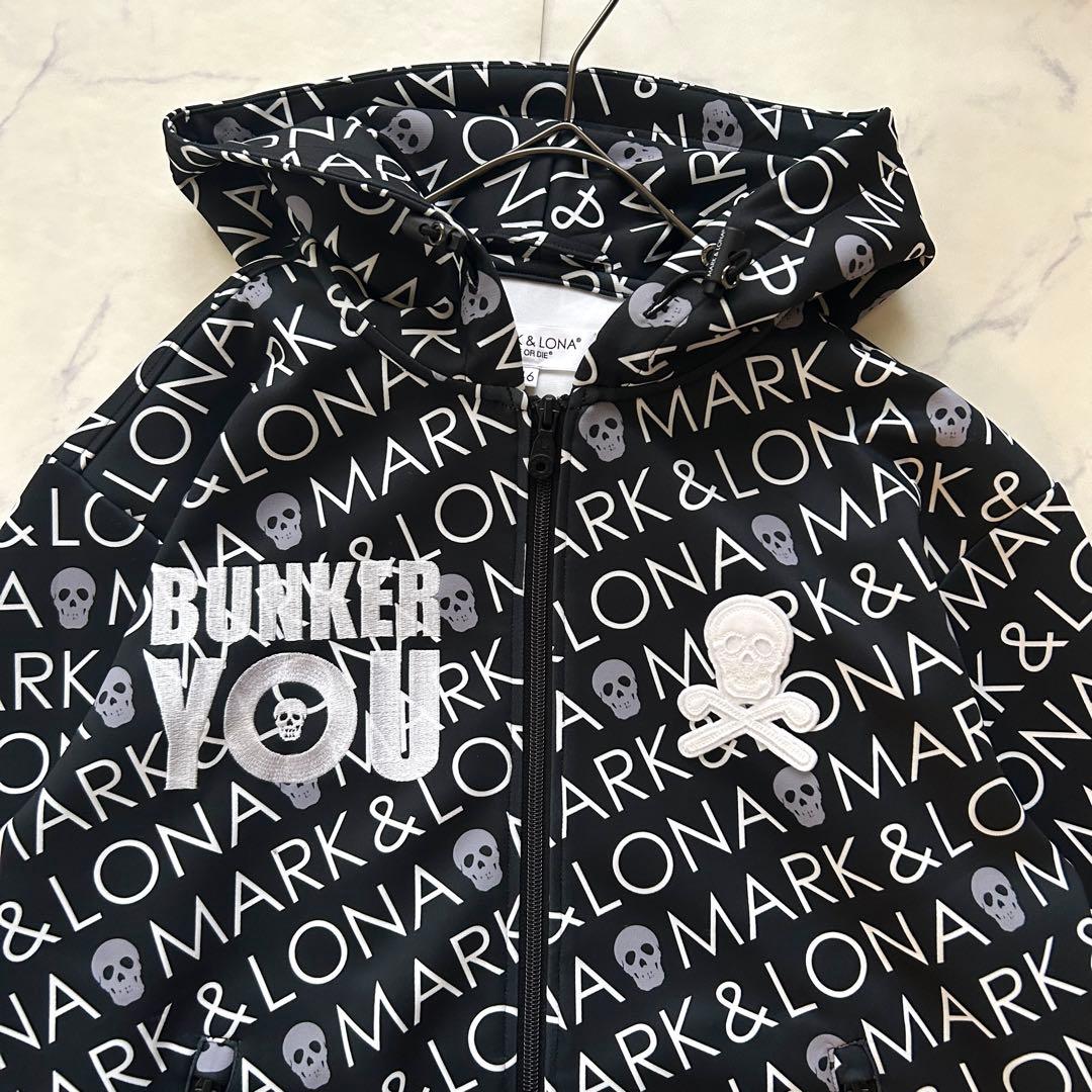 マークアンドロナ セットアップ 2024年モデル 総柄 パーカージョガーパンツ