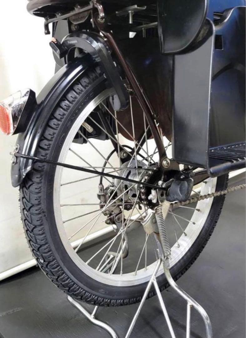 1年保証 パナソニック　ギュット　20インチ　子供乗せ　茶色　電動アシスト自転車