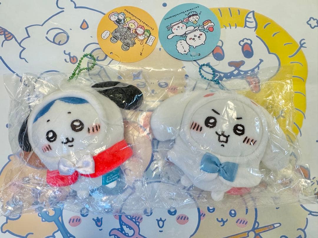 ちいかわ　サンリオキャラクターズ プチミニフードマスコット 2体セット　初回生産