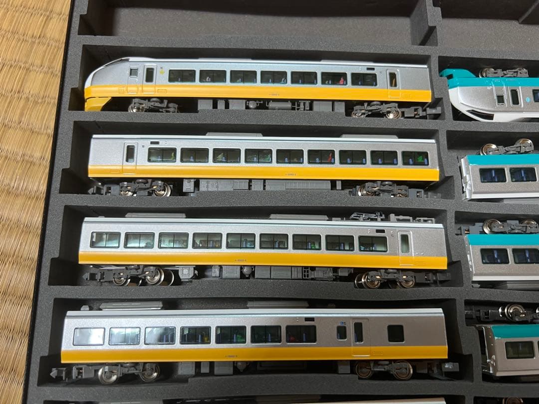 グリーンマックスe653系 黄色と緑色セット　室内灯付き！