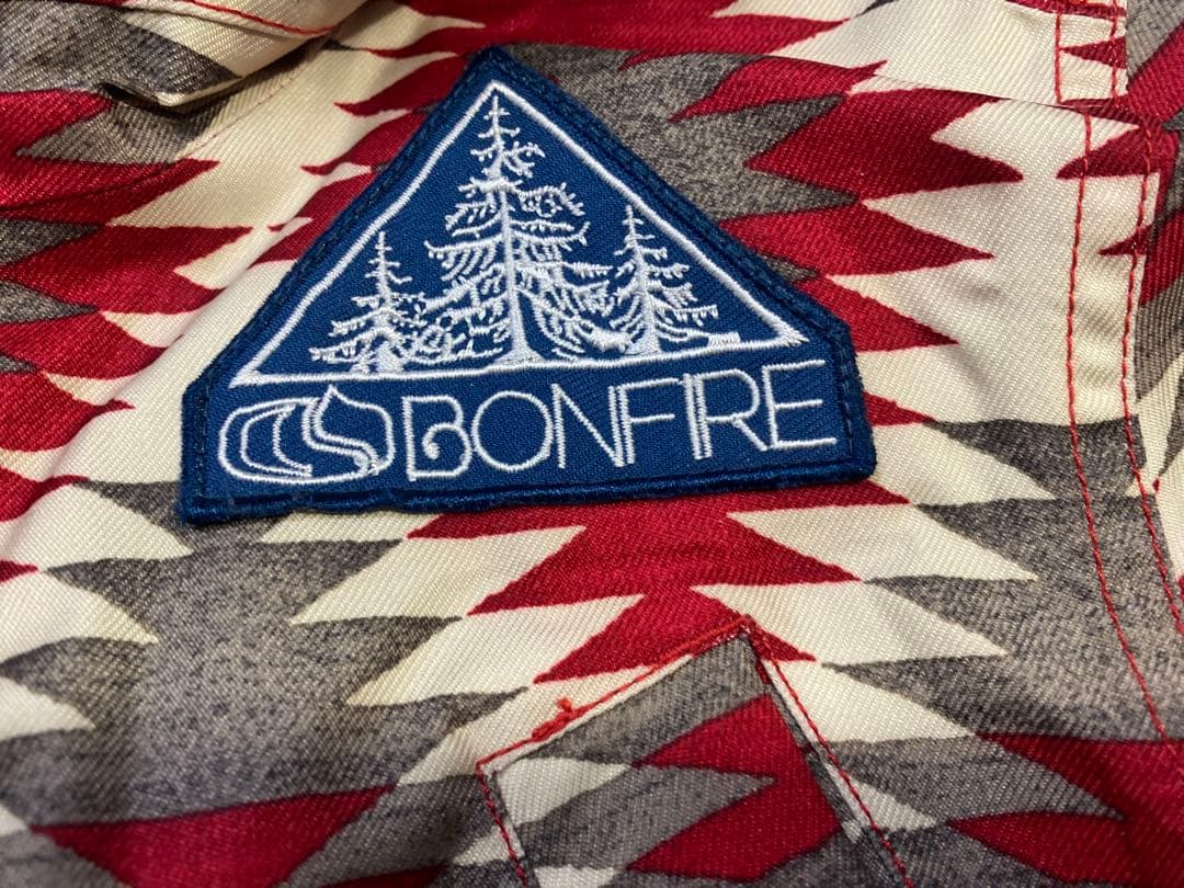 e892☆Bonfire CM川口春奈着用スノーウェア ジャケットS/P