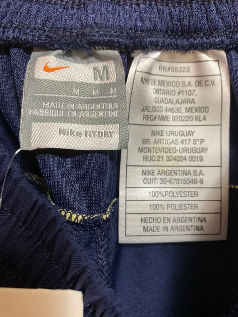 NIKE Boca Juniors選手支給モデルトレーニングパンツM 新品未使用