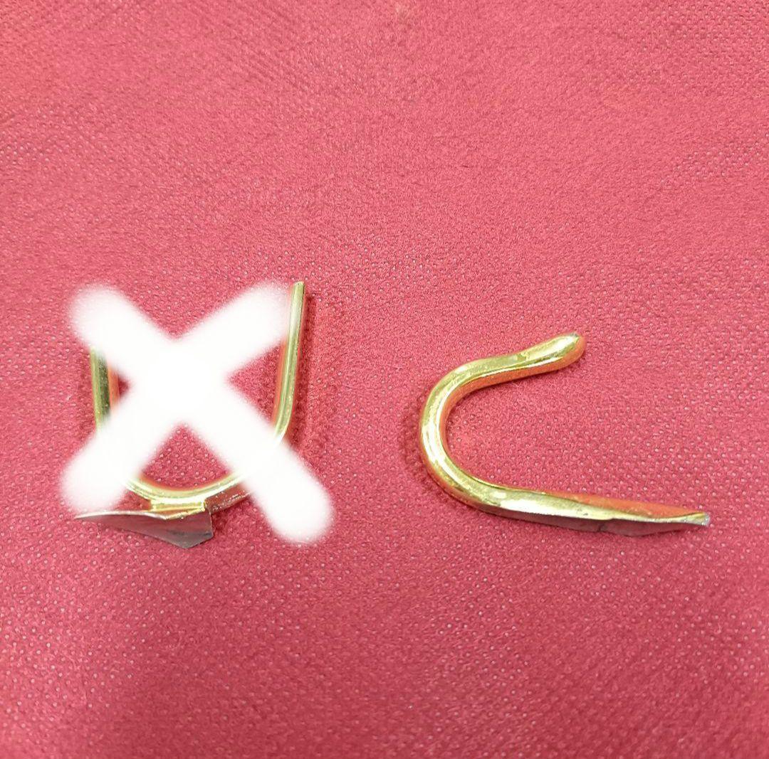 Bach トランペット マウスパイプフック　金メッキ