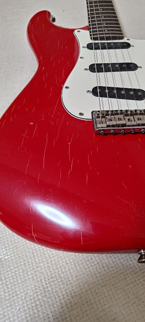 【squire fujigen】レッド Stratocaster 85年