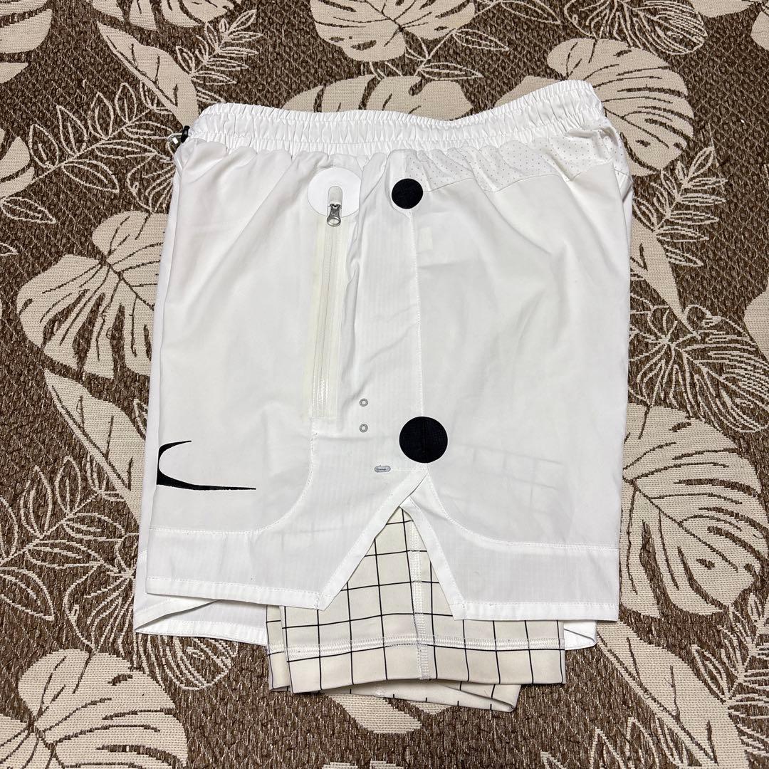 【NIKE】 x 【Off White】インナースパッツ付き　ランニングショーツ