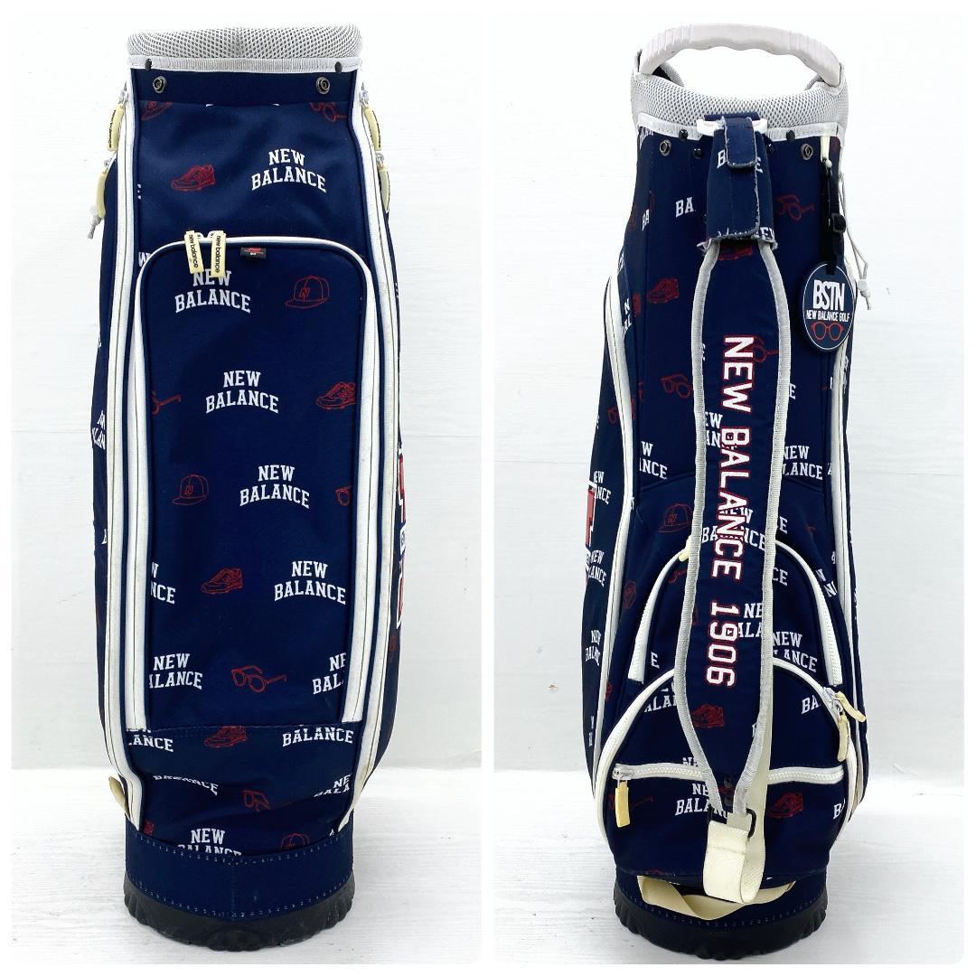 NEW BALANCE キャディバッグ ゴルフバッグ 9型 カート式