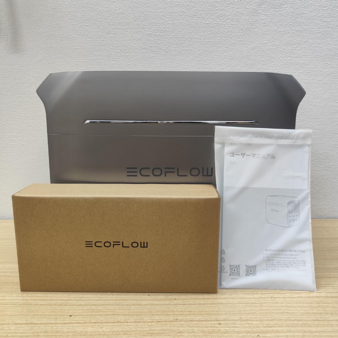 【公式認定整備済品】EcoFlow Delta3plusポータブル電源　保証付き