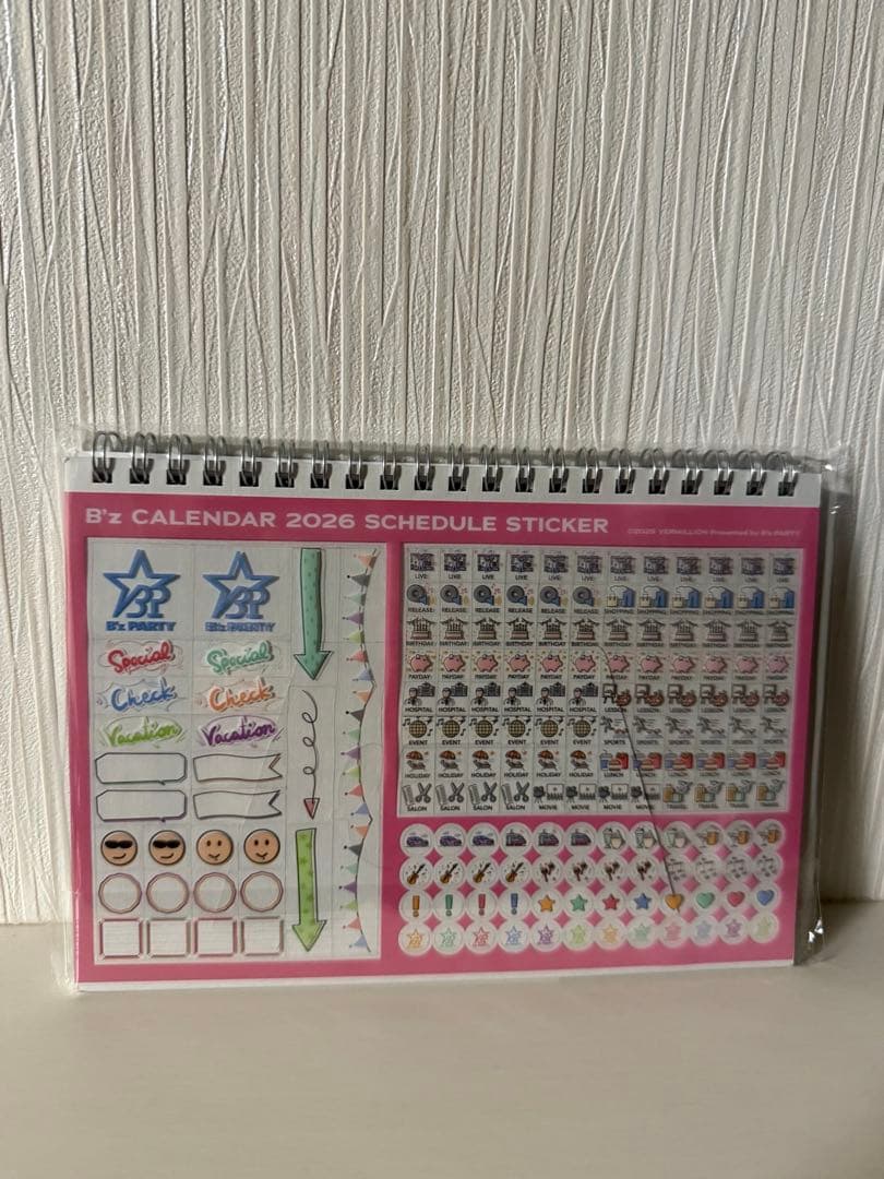 B'zファンクラブ限定 2026カレンダー　特典付 　新品未開封