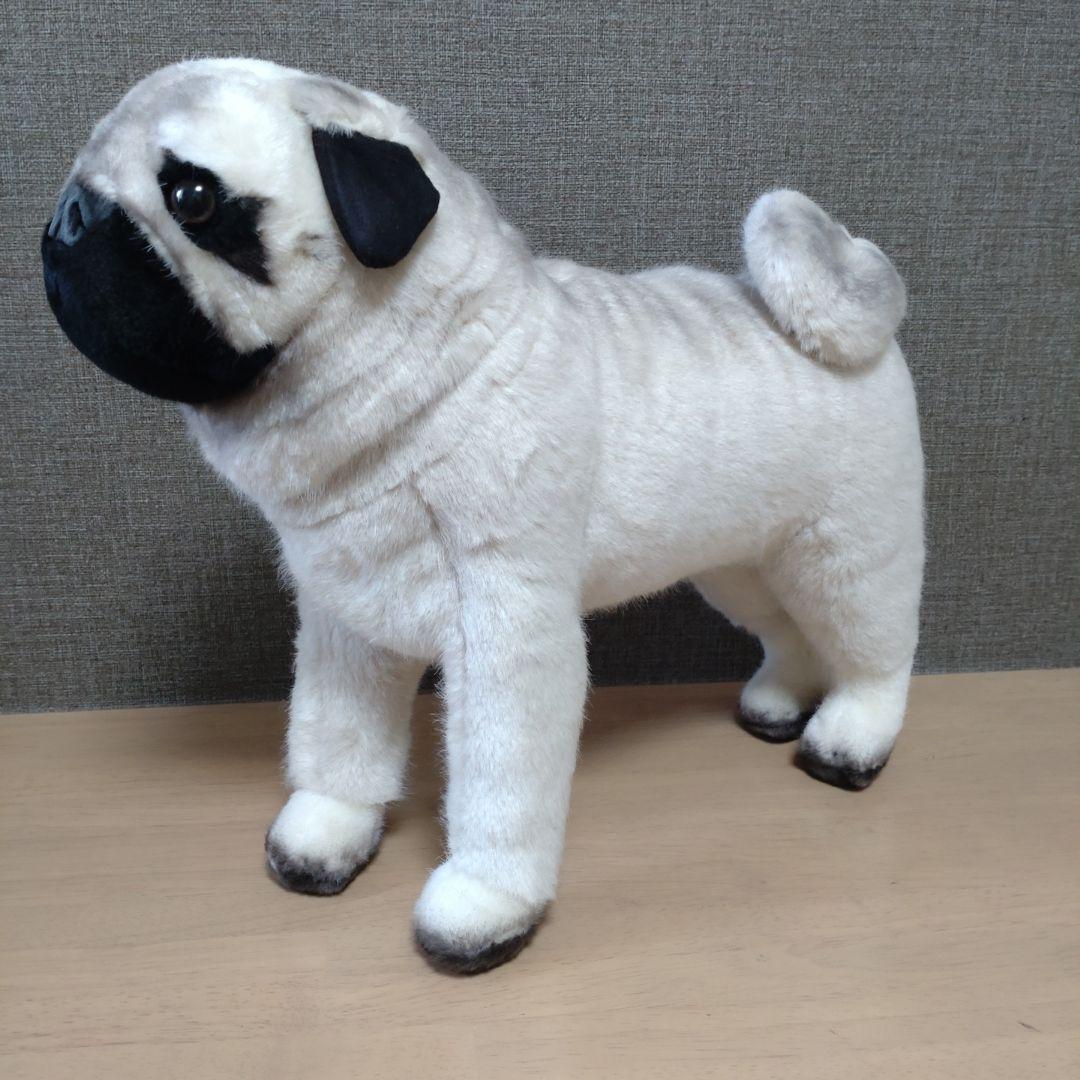 【美品】KÖSEN ケーセン ぬいぐるみ パグ ドイツ製