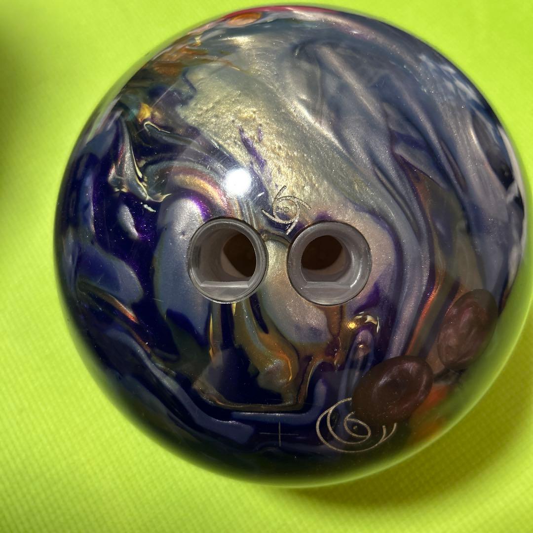 EQUINOX ボウリングボール パープル/ゴールド