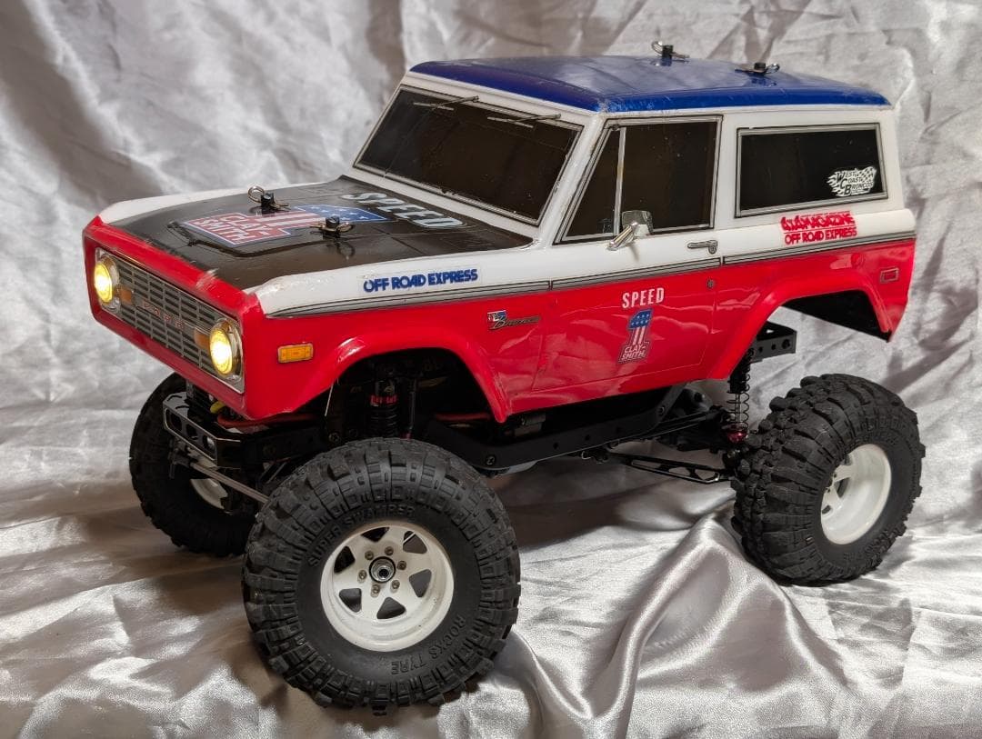 ★釣り好き親玉 タミヤフォード バハ ブロンコ CC-02シャーシ改