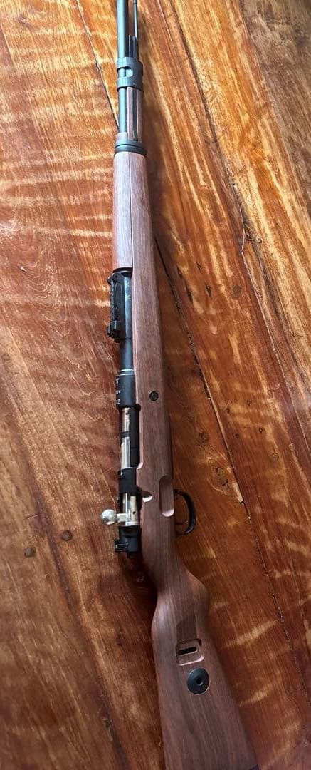 ダブルベル Kar98k エアコッキング　フェイクウッド 排莢式　おまけ付き