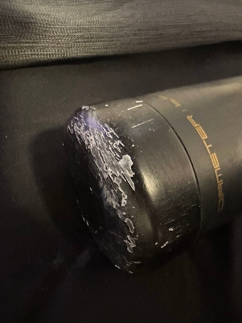 MM18 ブラック 軟式バット トップバランス バットカバー付き