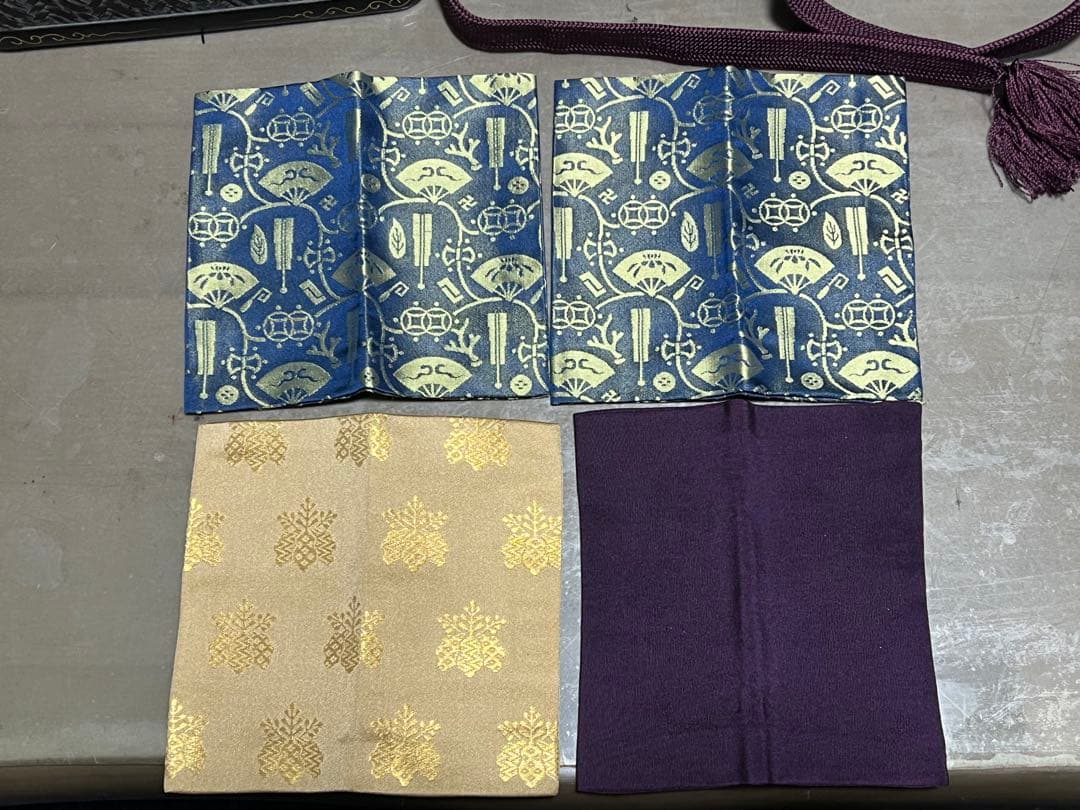 御所籠 栗田元竺 茶道具 黒楽茶碗 刷毛目茶碗 古帛紗 莨入れ 茶箱