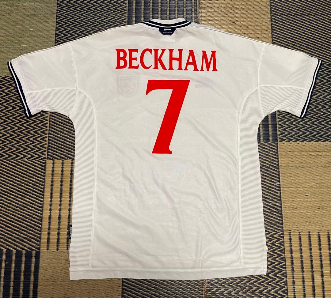99-01 イングランド代表 ユニフォーム 7 ベッカム XL