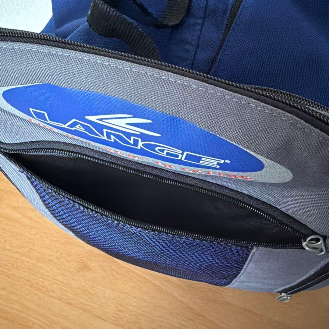 LANGE ラング スキー ブーツ リュック ブーツバッグ ブルー グレー　古着