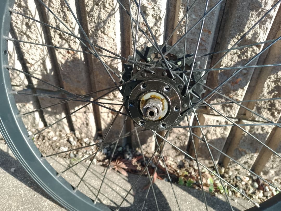 20インチ　451ホイール　前後セット　ディスクブレーキ