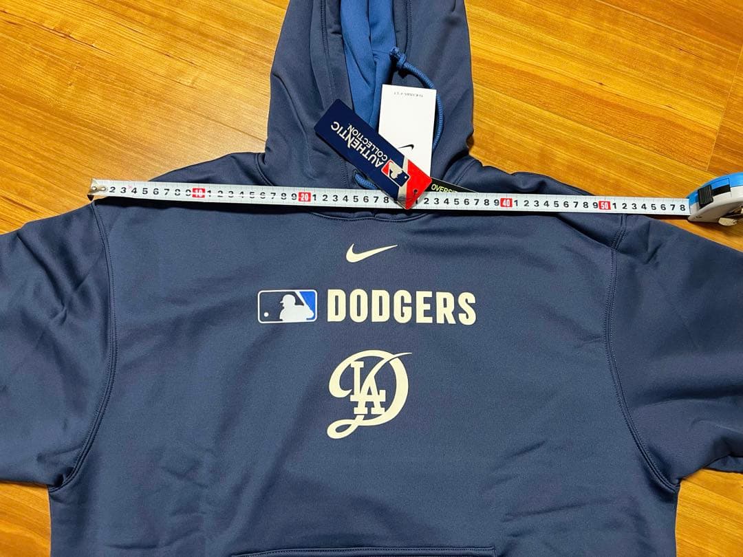 ドジャース オーセンティック パーカー ウィメンズ USサイズS（日本サイズM）