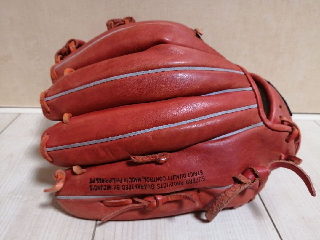 ミズノ　ビューリーグ　軟式内野手用グローブ　Mマーク