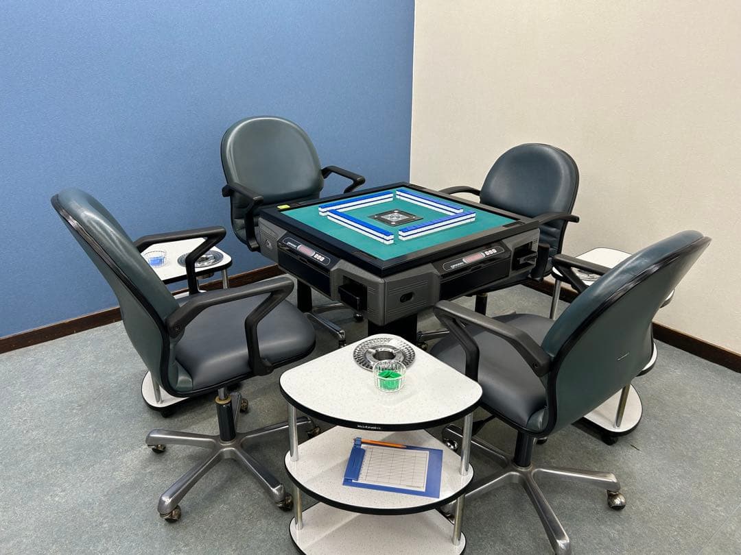 麻雀卓 電子点数表示付き 麻雀牌セット付属