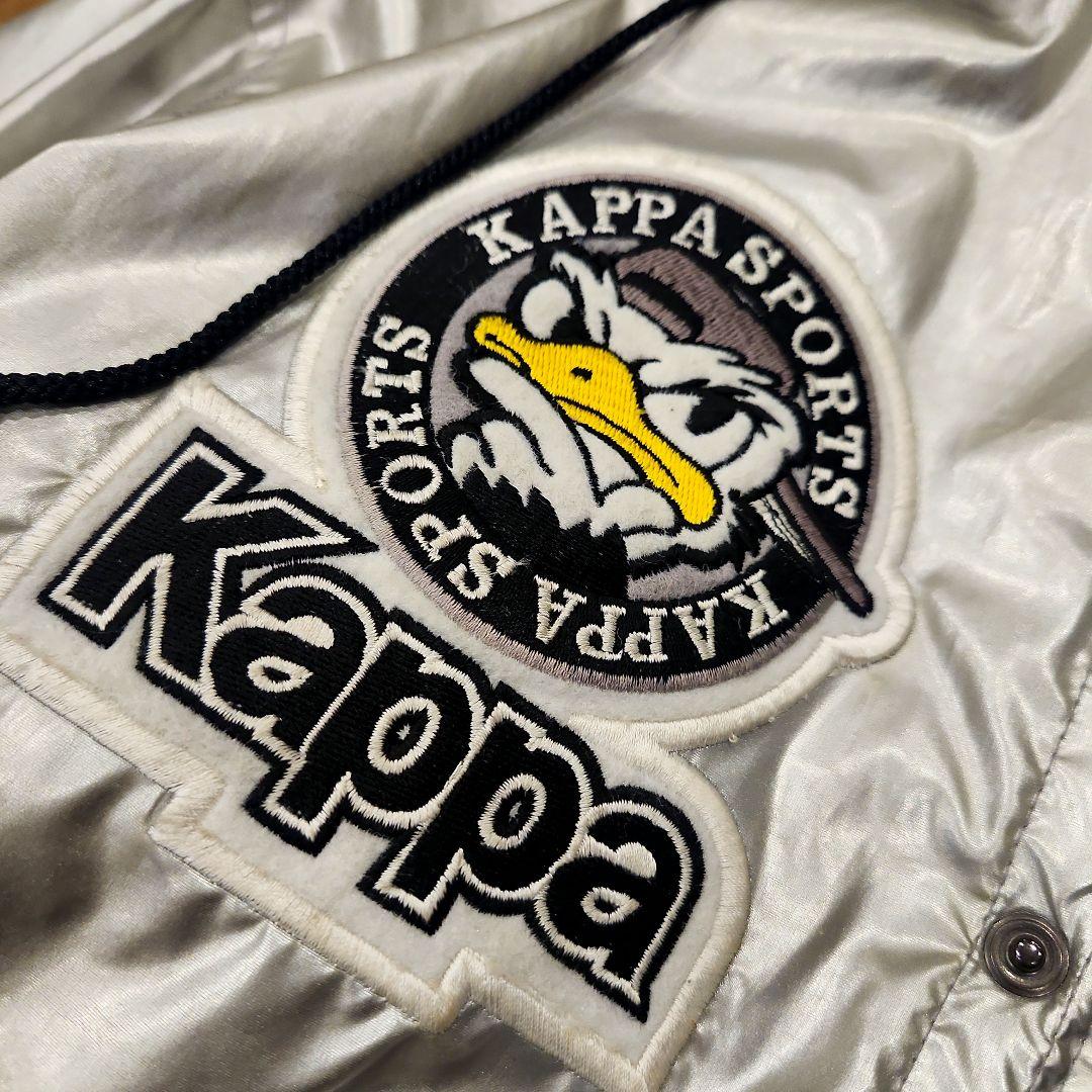 希少✨Kappa　フェニックス　ベンチコート　シルバー　銀色　ヴィンテージ
