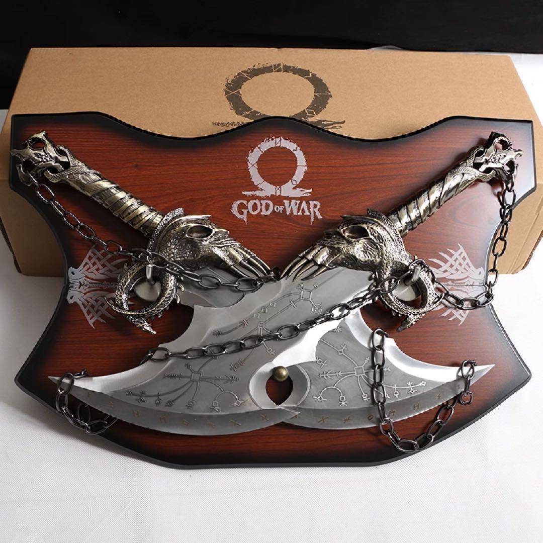 混沌の刃 コスプレ用プロップ 戦神5 クレイトス ダブルチェーンブレード 模造刀