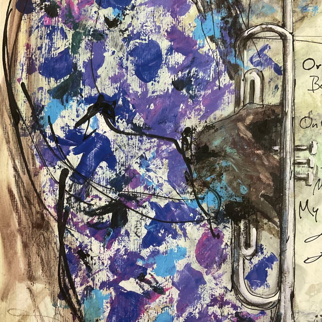 絵画・額縁・版画・津田 耕・新品未使用・『アドリブ』・美術品・インテリア・雑貨