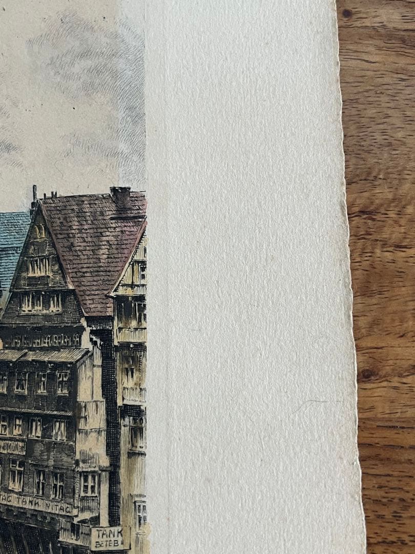 版画　ウィーン サンシュテファン寺院