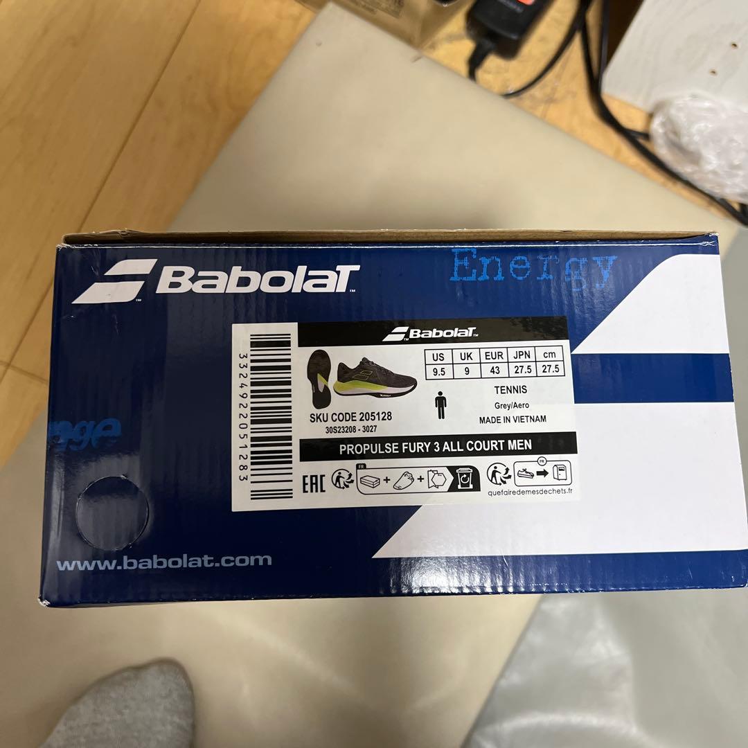 てんぷら様未使用‼️ Babolat Propulse Fury 3 オールコート
