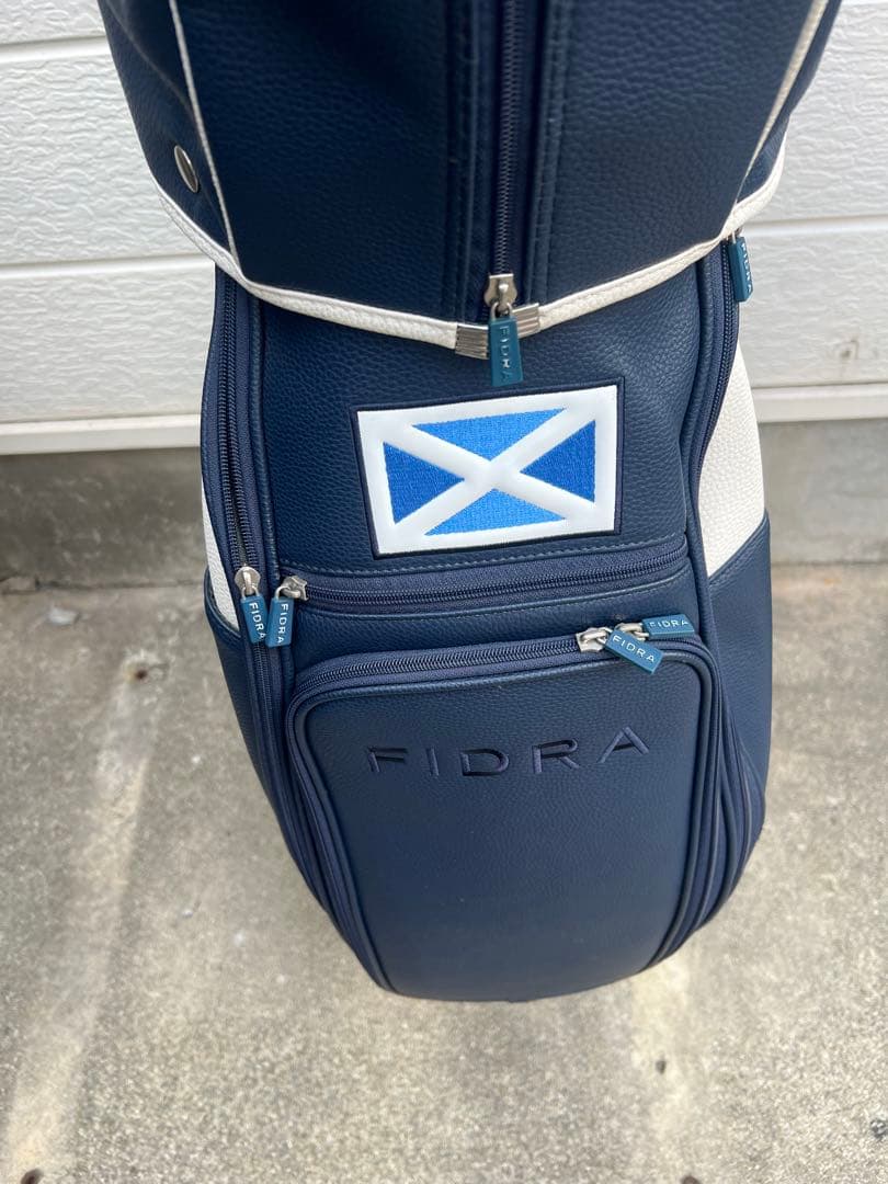 FIDRA キャディバッグネイビー/ホワイト