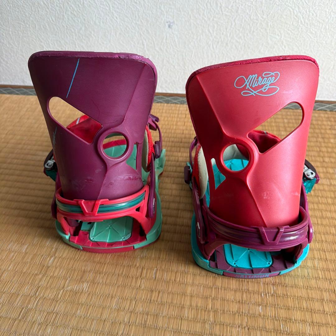 サロモン SHADOWFIT ビンディング S クレイジーカラー！予備パーツ多数