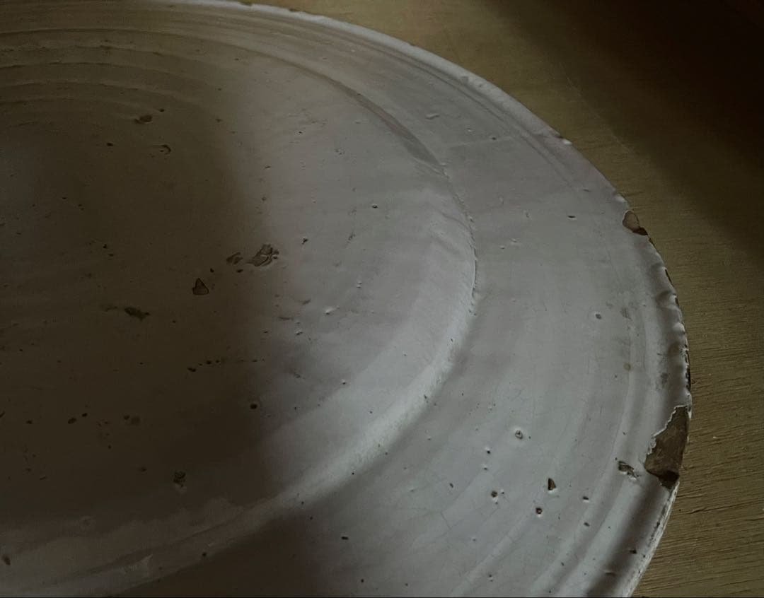 50cm◆ デルフト　リムプレート 1650年頃　アンティーク )17 世紀