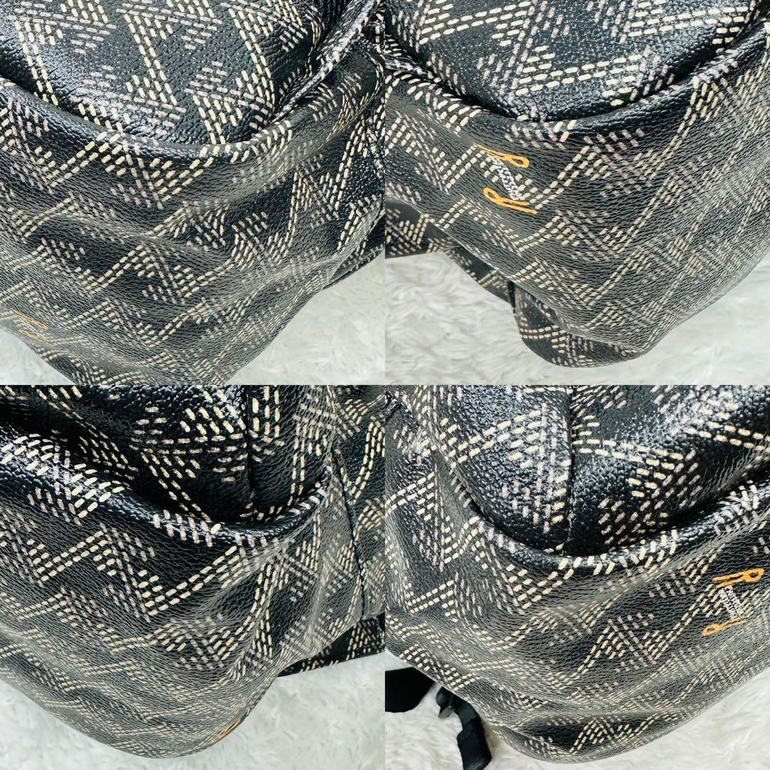 極美品/ レザレクション　リュック　ラルスNo.3　2way　ロゴ　ドイツホック