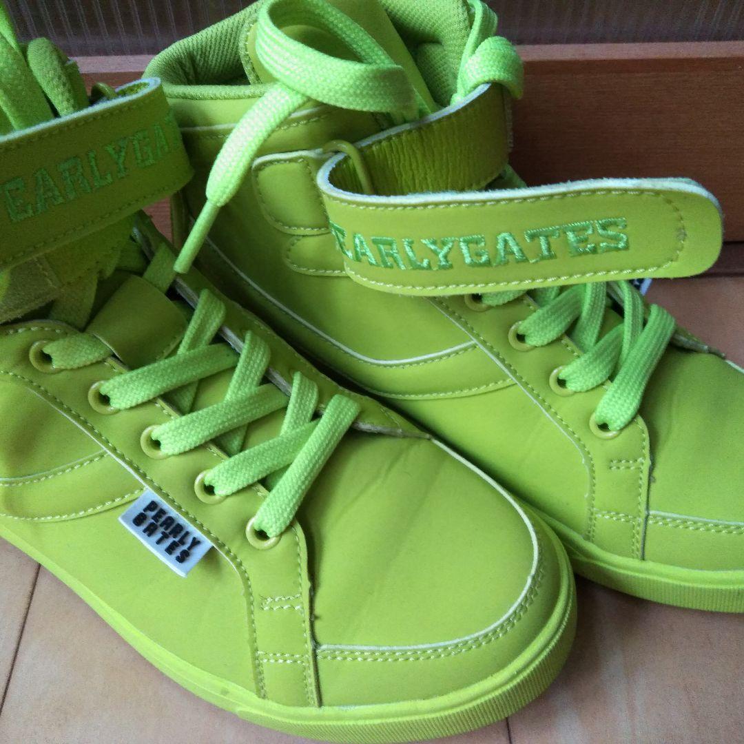 パーリーゲイツ　ミドルカット　ゴルフシューズ