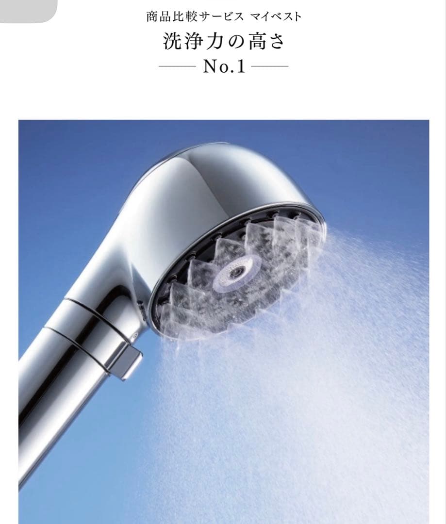 Mytrex マイクロカレントx マイクロナノバブルシャワーヘッド