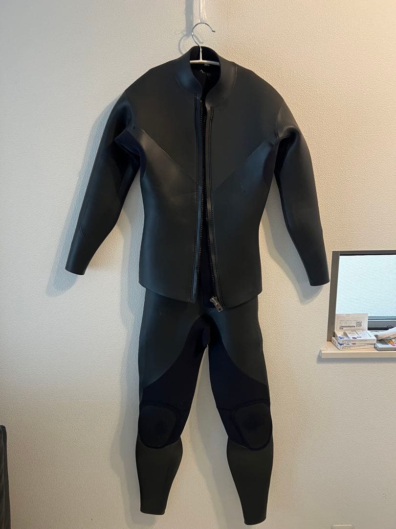 激安！ネオプレン フルジッパー タッパー ロングジョンML ブラック