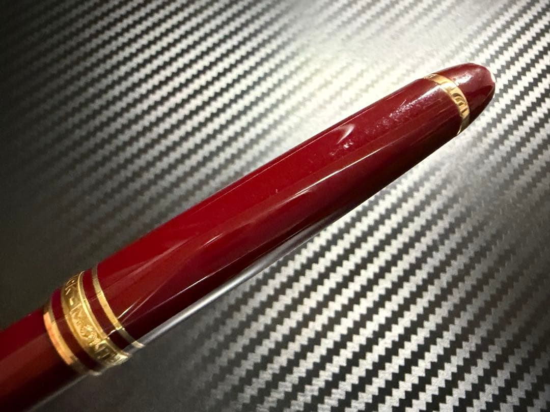 極美品 モンブラン マイスターシュテュック 144 ボルドー 中白 F 万年筆